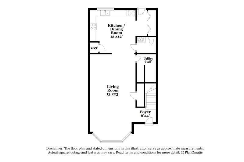 1,605/Mo, 2497 Brianna Drive Hampton, GA 30228 Floor Plan View 2