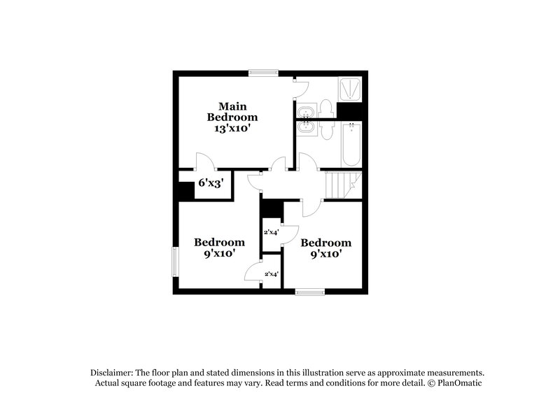 1,645/Mo, 806 Durham Crossing Stone Mountain, GA 30083 Floor Plan View 2