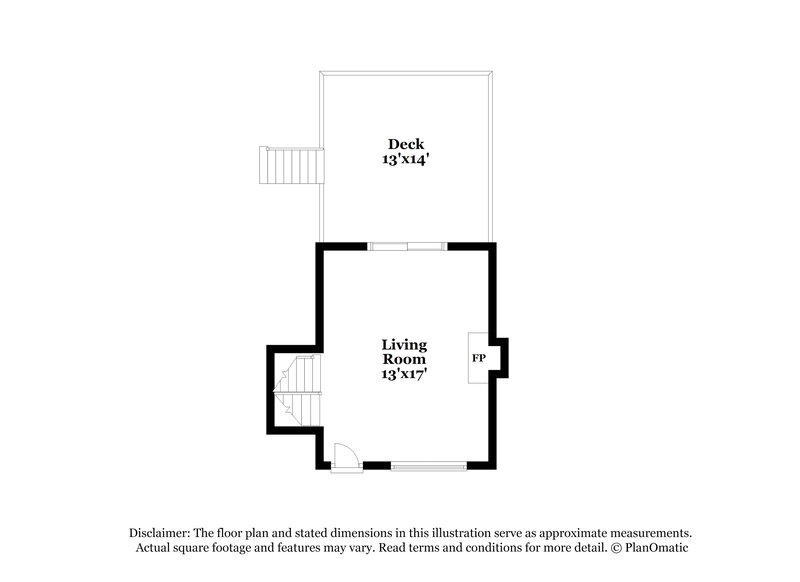 1,645/Mo, 806 Durham Crossing Stone Mountain, GA 30083 Floor Plan View 3