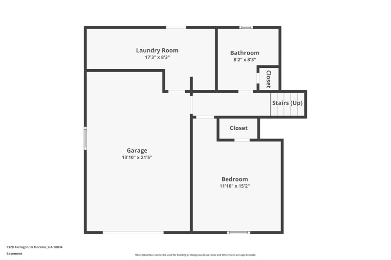 1,915/Mo, 3328 Tarragon Drive Decatur, GA 30034 Floor Plan View 3