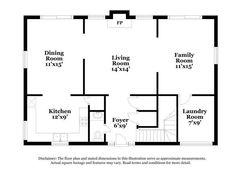 2,430/Mo, 5739 Hilton Ridge Road Lithonia, GA 30058 Floor Plan View