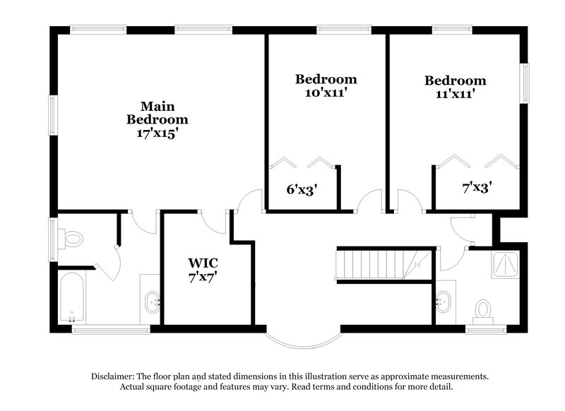 2,430/Mo, 5739 Hilton Ridge Road Lithonia, GA 30058 Floor Plan View 2