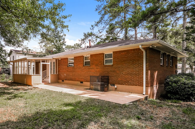 1,590/Mo, 303 Mercer Drive Jonesboro, GA 30236 Rear View