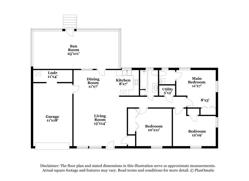 1,600/Mo, 131 Ann Trail Powder Springs, GA 30127 Floor Plan View