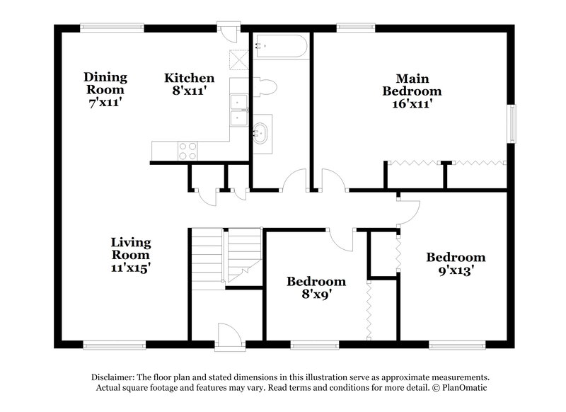 1,775/Mo, 1515 Malibu Court Decatur, GA 30035 Floor Plan View 2