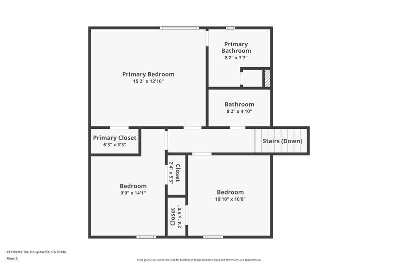1,665/Mo, 23 Elberta Terrace Douglasville, GA 30134 Floorplan View 2