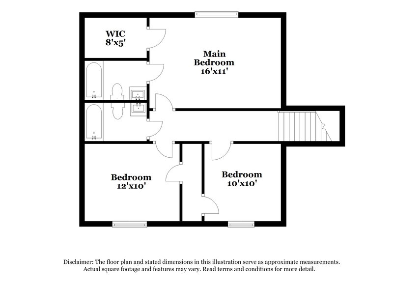1,800/Mo, 6155 Marbut Farms Chase Lithonia, GA 30058 Floor Plan View 2