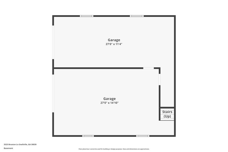 1,895/Mo, 3525 Broxton Lane Snellville, GA 30039 Floor Plan View