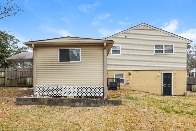 2,450/Mo, 2796 Kathie Lane Ellenwood, GA 30294 Rear View