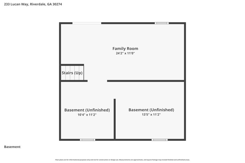1,720/Mo, 233 Lucan Way Riverdale, GA 30274 Floor Plan View