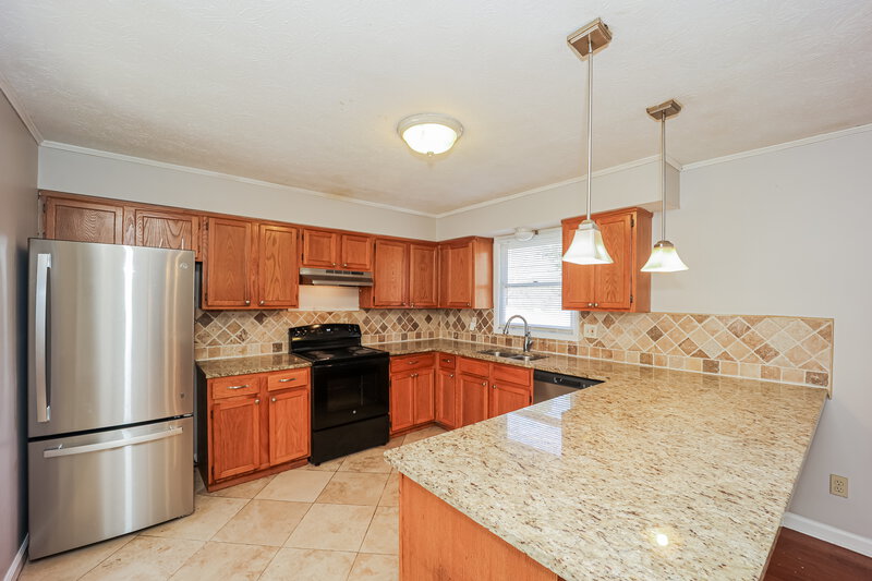 1,735/Mo, 6160 Connell Road Atlanta, GA 30349 Kitchen View
