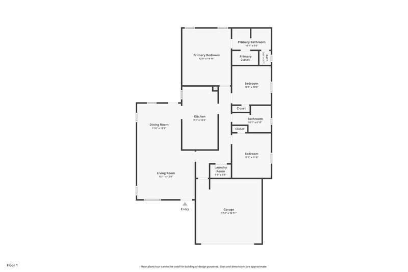 1,665/Mo, 3486 Thompson Drive NW Atlanta, GA 30331 Floor Plan View
