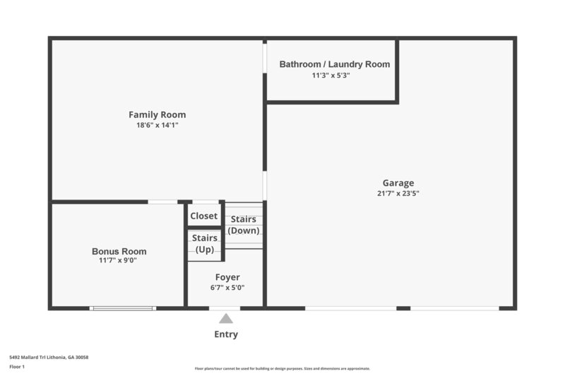 0/Mo, 5492 Mallard Trail Lithonia, GA 30058 Floorplan View 2