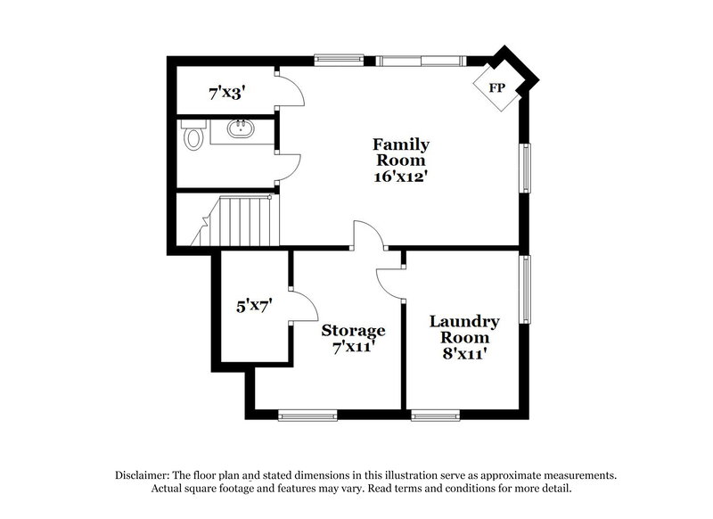 1,810/Mo, 8368 Dundy Court Jonesboro, GA 30238 Floor Plan View