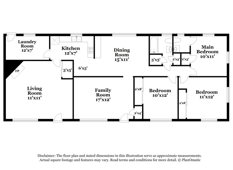 1,730/Mo, 4647 Big B Road Douglasville, GA 30134 Floorplan View