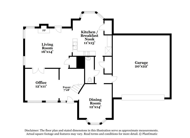 3,010/Mo, 1015 Redan Trace Stone Mountain, GA 30088 Floor Plan View