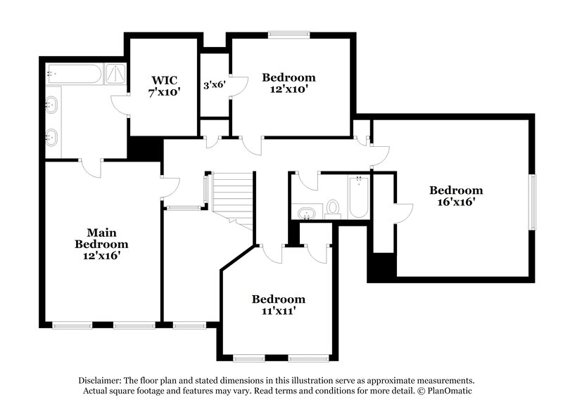 3,010/Mo, 1015 Redan Trace Stone Mountain, GA 30088 Floor Plan View 2