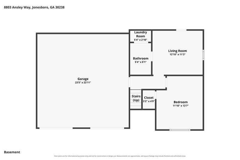2,040/Mo, 8803 Ansley Way Jonesboro, GA 30238 Floor Plan View
