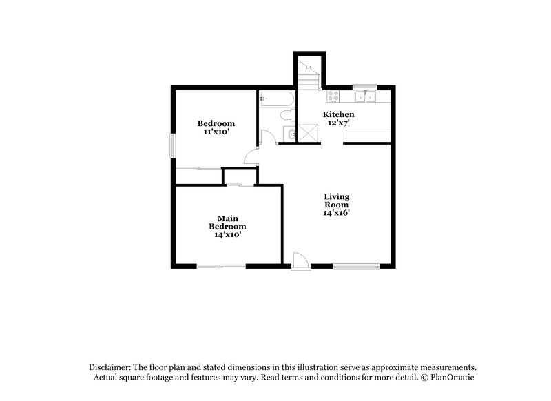 1,490/Mo, 6125 Venetian Way Mableton, GA 30126 Floor Plan View