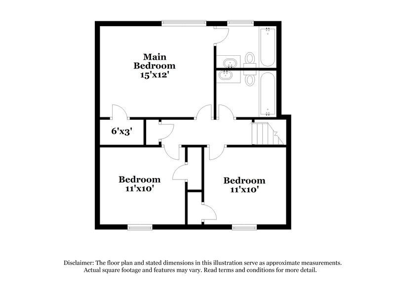 2,370/Mo, 5545 Rock Springs Road Lithonia, GA 30038 Floor Plan View 2