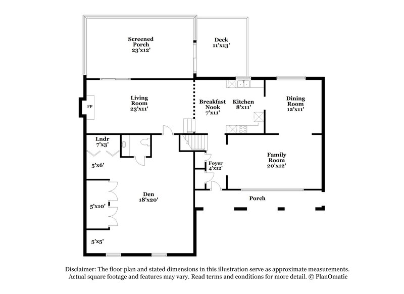 2,140/Mo, 3412 WARBLER Drive Decatur, GA 30034 Floor Plan View