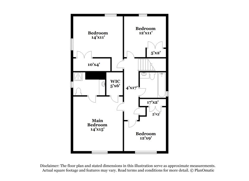 2,140/Mo, 3412 WARBLER Drive Decatur, GA 30034 Floor Plan View 2