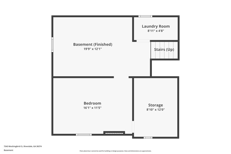 2,380/Mo, 7343 Mockingbird Court Riverdale, GA 30274 Floor Plan View 3