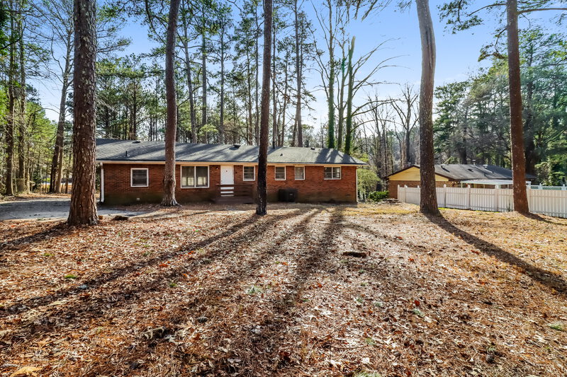 2,510/Mo, 3415 Lee Place Atlanta, GA 30349 Rear View