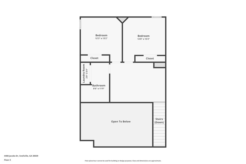1,850/Mo, 4408 Jacobs Drive Snellville, GA 30039 Floor Plan View 2
