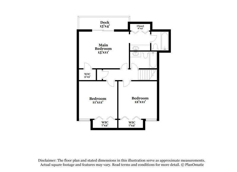2,410/Mo, 8807 Parliament Place Jonesboro, GA 30238 Floor Plan View 2