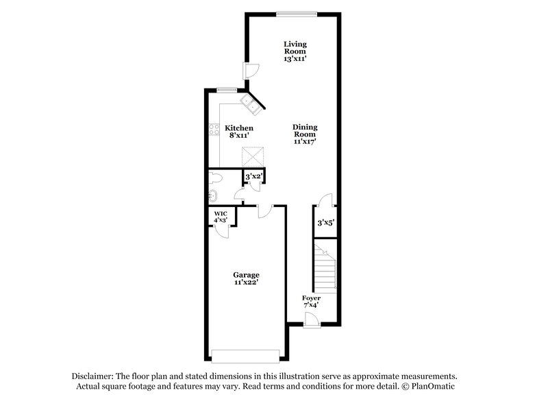 1,545/Mo, 11374 Michelle Way Hampton, GA 30228 Floor Plan View