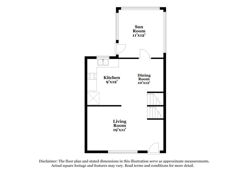 1,835/Mo, 2081 Countydown Lane Stone Mountain, GA 30088 Floorplan View