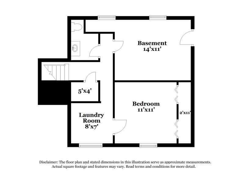 1,835/Mo, 2081 Countydown Lane Stone Mountain, GA 30088 Floorplan View 3