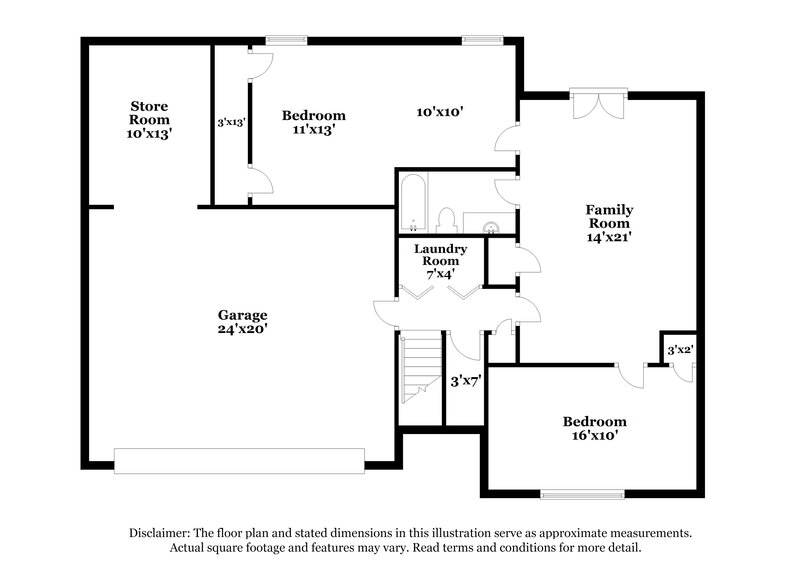 2,065/Mo, 5787 Pecan Grove Ellenwood, GA 30294 Floor Plan View