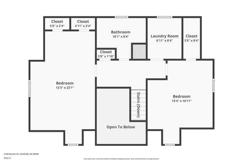 1,895/Mo, 3120 Revere Circle Snellville, GA 30039 Floor Plan View