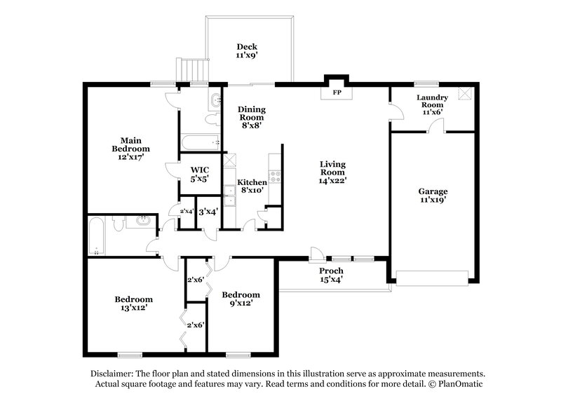 0/Mo, 6378 Valley Brook Drive Riverdale, GA 30274 Floor Plan View