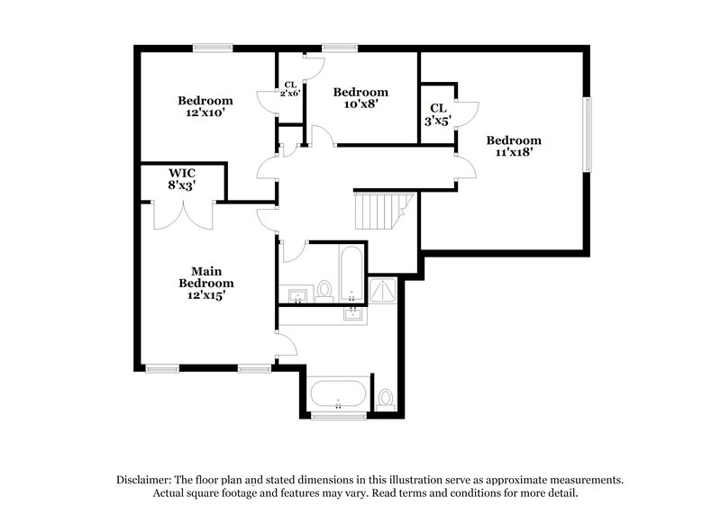 2,560/Mo, 1367 Misty Ridge Court Hampton, GA 30228 Floor Plan View 2
