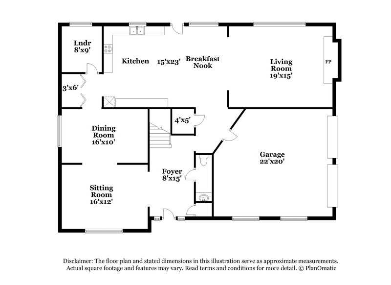 2,410/Mo, 10947 Hondal Court Hampton, GA 30228 Floorplan View