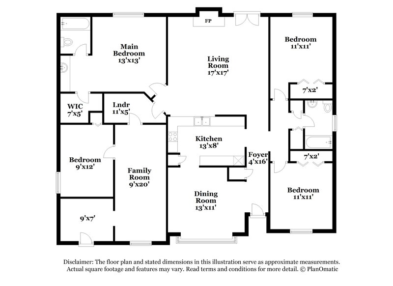 0/Mo, 878 Forest Path Stone Mountain, GA 30088 Floor Plan View