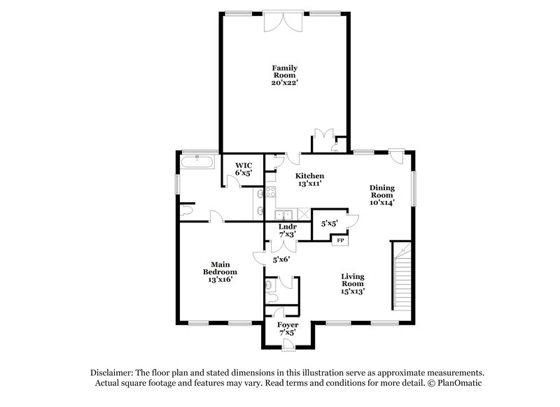 1,900/Mo, 3443 Oaktree Way Lithonia, GA 30038 Floor Plan View 2