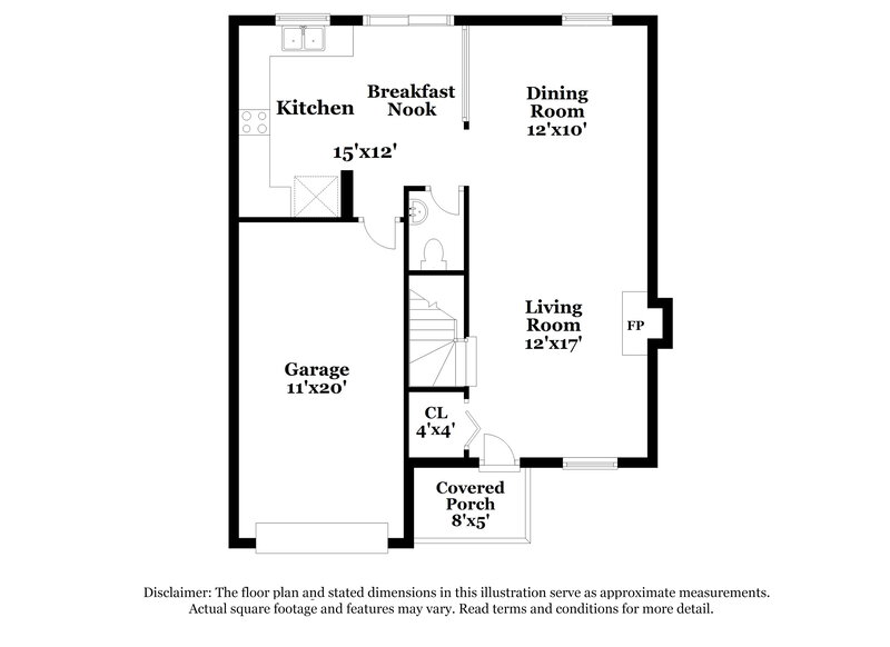 2,330/Mo, 6164 Saint Christophers Court Lithonia, GA 30058 Floor Plan View