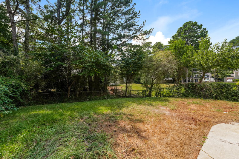 2,330/Mo, 6164 Saint Christophers Court Lithonia, GA 30058 Backyard View