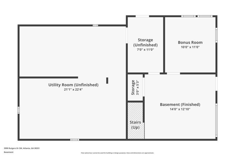 1,580/Mo, 3990 Rutgers Drive Atlanta, GA 30331 Floorplan View 2