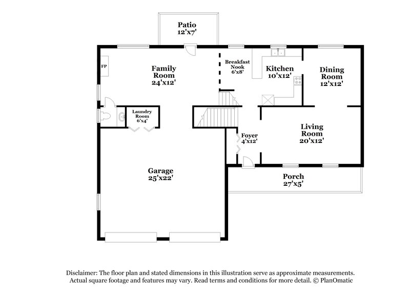 2,810/Mo, 3949 Appleton Court Decatur, GA 30034 Floor Plan View