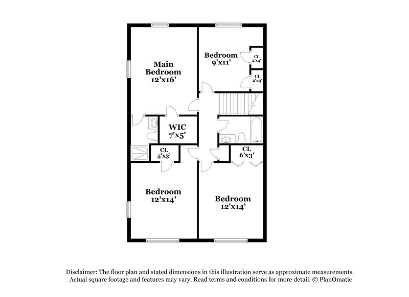 2,810/Mo, 3949 Appleton Court Decatur, GA 30034 Floor Plan View 2