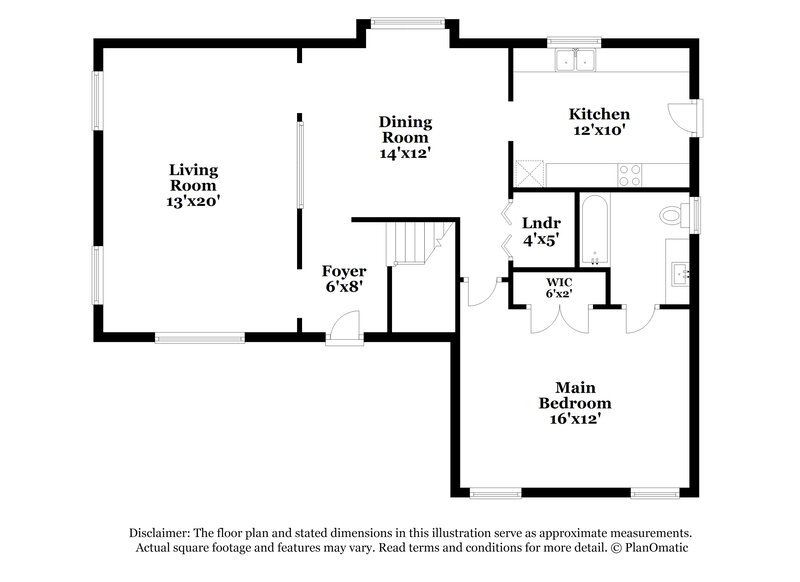 1,730/Mo, 2619 Majestic Circle Dacula, GA 30019 Floor Plan View