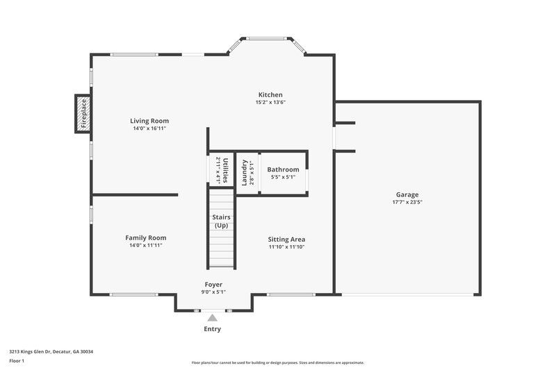 2,285/Mo, 3213 Kings Glen Drive Decatur, GA 30034 Floor Plan View