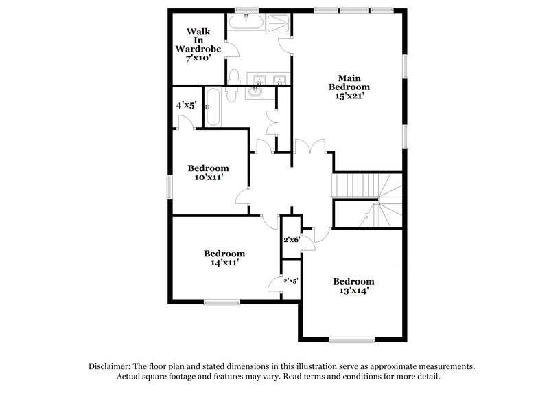 2,100/Mo, 3098 Farmstead Court Snellville, GA 30017 Floor Plan View 2