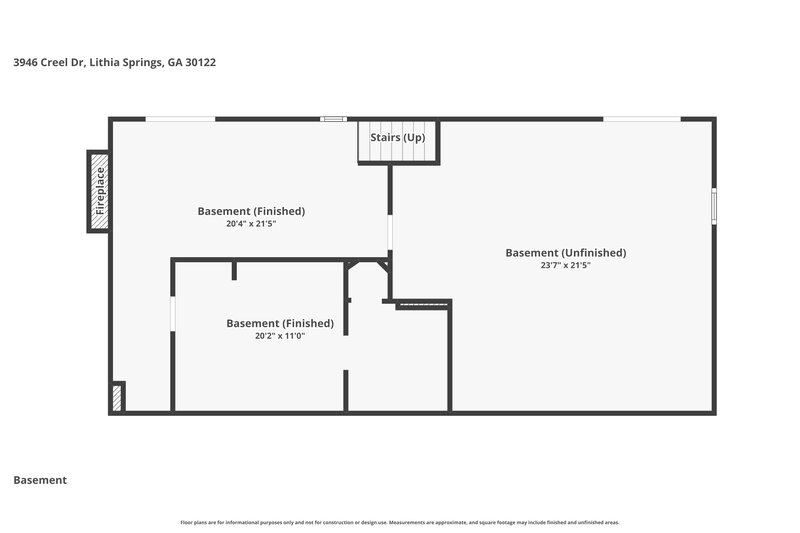 1,605/Mo, 3946 CREEL Drive Lithia Springs, GA 30122 Floor Plan View 2