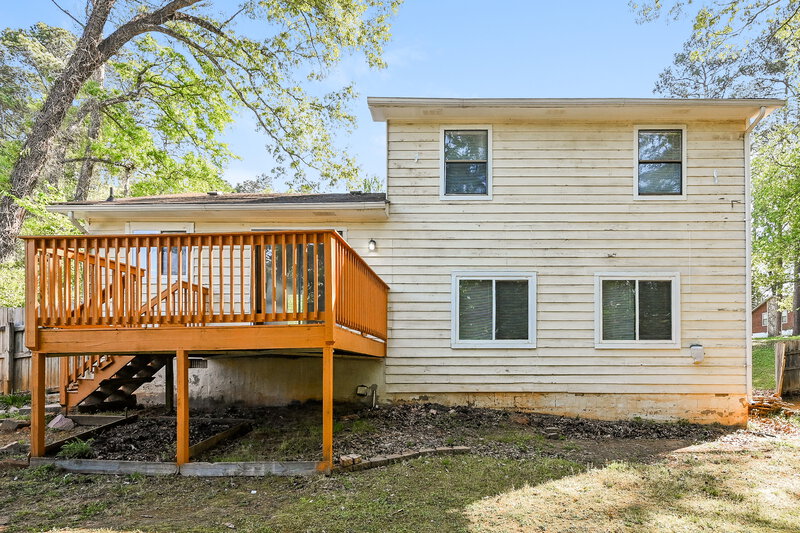 1,880/Mo, 5088 Phillip Court Stone Mountain, GA 30087 Rear View